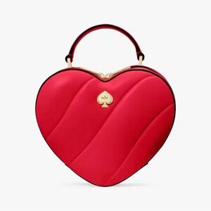 NWT Kate Spade Love Shack Quilted 3D Heart Crossbody